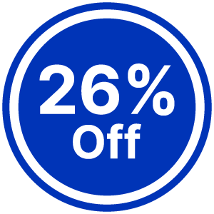 26% Off