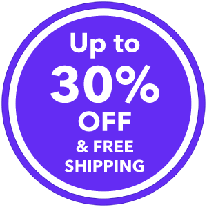 30% off and free shipping